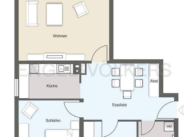 Wohnung zum Kauf 170.000 € 3 Zimmer 76 m² Dölzig Schkeuditz 04435
