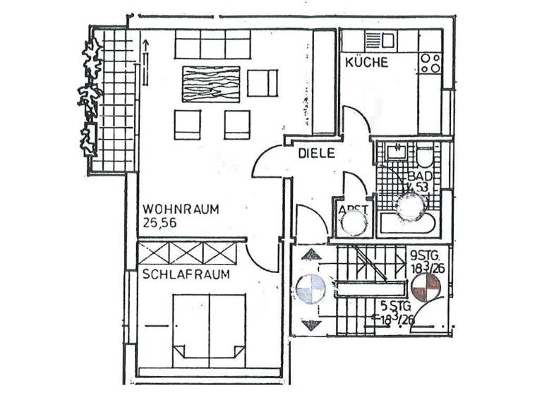 Wohnung zum Kauf 169.000 € 2 Zimmer 58,7 m² EG Bad Zwischenahn II Bad Zwischenahn 26160