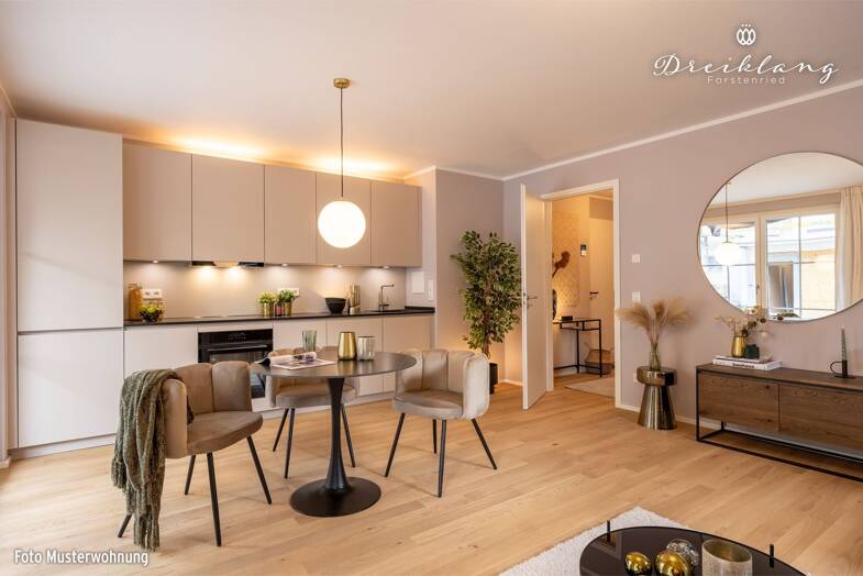 Wohnung zum Kauf - Neubau provisionsfrei 1.129.900 € 4 Zimmer 90,5 m² EG Bauweberstraße 1c Forstenried München 81476
