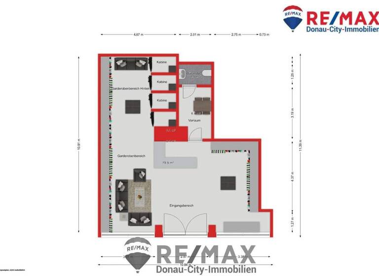 Laden zur Miete 1.980 € 75 m² Verkaufsfläche Wien 1050