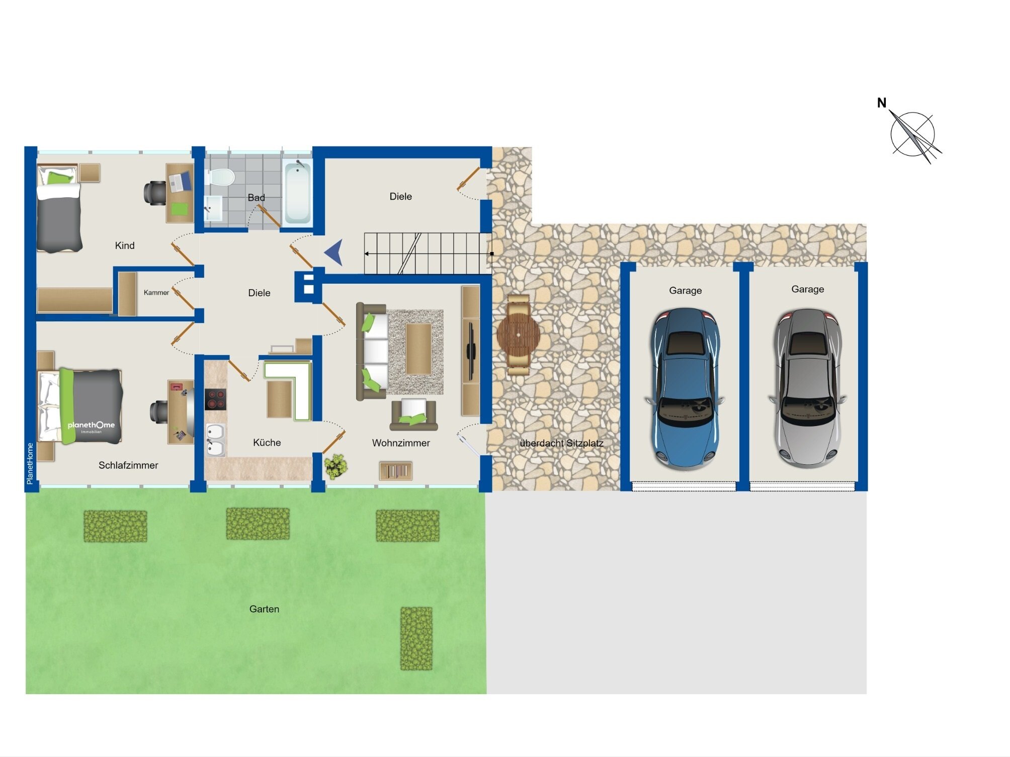 Mehrfamilienhaus zum Kauf 899.000 € 6 Zimmer 145 m²<br/>Wohnfläche 847 m²<br/>Grundstück Gröbenzell 82194