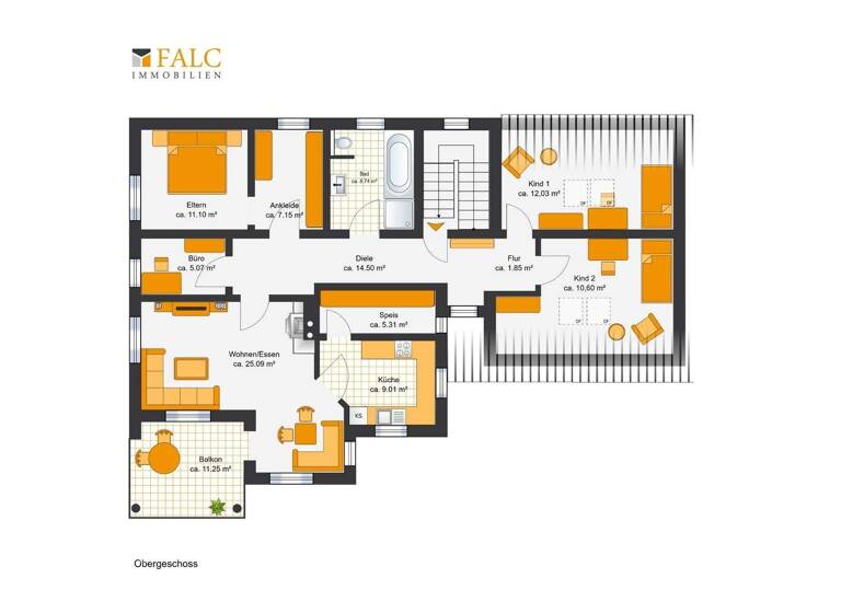 Wohnung zur Miete - Erstbezug 1.270 € 5,5 Zimmer 115,4 m² Wolferstadt 86709