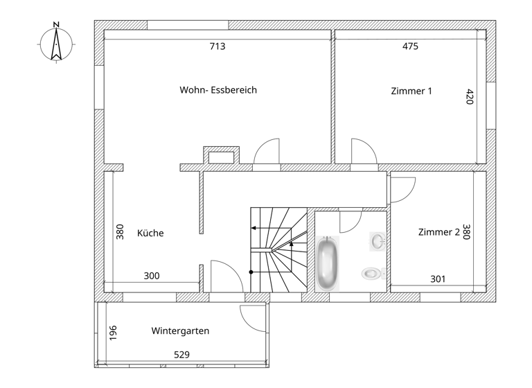 Einfamilienhaus zum Kauf 490.000 € 5 Zimmer 162,2 m² 562 m² Grundstück frei ab sofort Odelshofen Kehl 77694