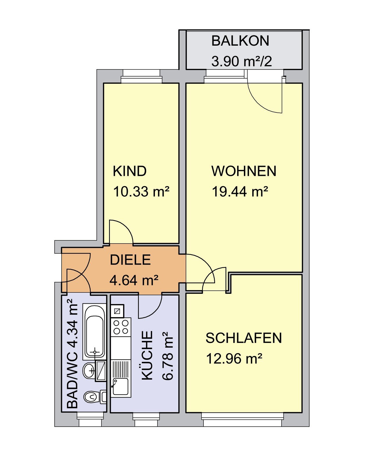 Wohnung zur Miete 423 € 3 Zimmer 60,4 m²<br/>Wohnfläche 4.<br/>Geschoss ab sofort<br/>Verfügbarkeit Ring der Chemiearbeiter 39 Sandersdorf Sandersdorf-Brehna 06792