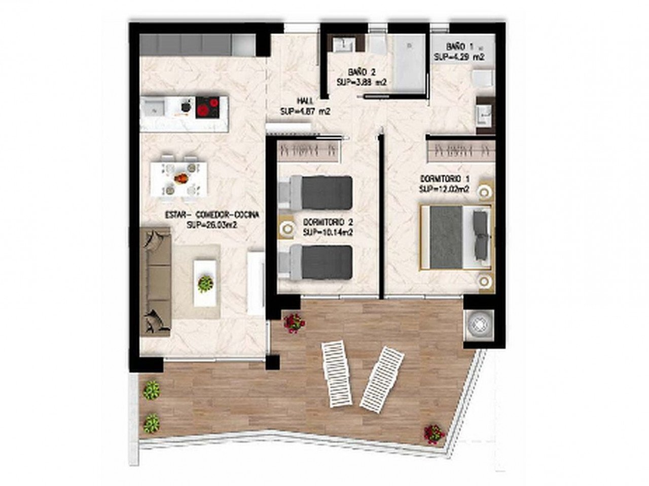 Wohnung zum Kauf provisionsfrei 239.000 € 3 Zimmer 76 m²<br/>Wohnfläche Orihuela Costa 03189