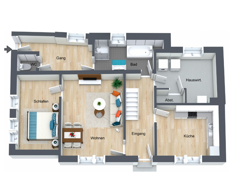 Einfamilienhaus zum Kauf 120.000 € 5 Zimmer 117 m² 210 m² Grundstück Liebensteiner Straße 60 Winterstein Waltershausen 99880