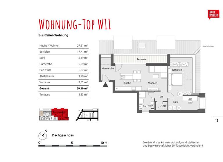 Wohnung zum Kauf 3 Zimmer 69,2 m² Kufstein 6330