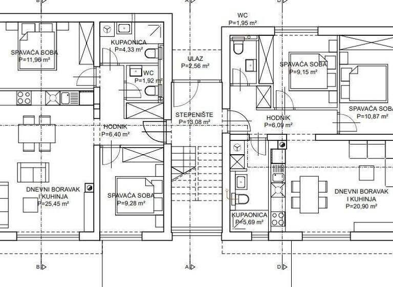 Wohnung zum Kauf 494.000 € 3 Zimmer 79 m² Brodarica, Sibenik - Okolica Sibenik