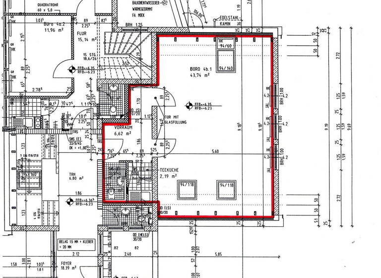 Bürofläche zur Miete provisionsfrei 500 € 43,7 m²<br/>Bürofläche Schoellstraße 7 Plieningen Stuttgart-Plieningen 70599