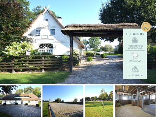 Einfamilienhaus zum Kauf 1.195.000 € 10 Zimmer 398 m² 57.513 m² Grundstück Deepen Scheeßel 27383