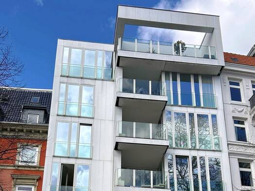 Wohnung zur Miete 2.155 € 2 Zimmer 78 m² Geschoss 3/6 frei ab sofort Rotherbaum Hamburg 20146