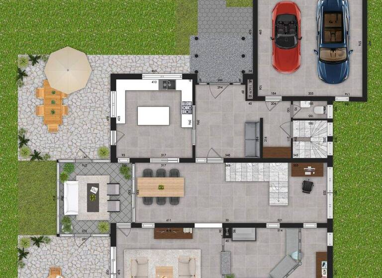 Einfamilienhaus zur Miete 5.000 € 6 Zimmer 270 m² 1.100 m² Grundstück Litzelstetten Konstanz 78465