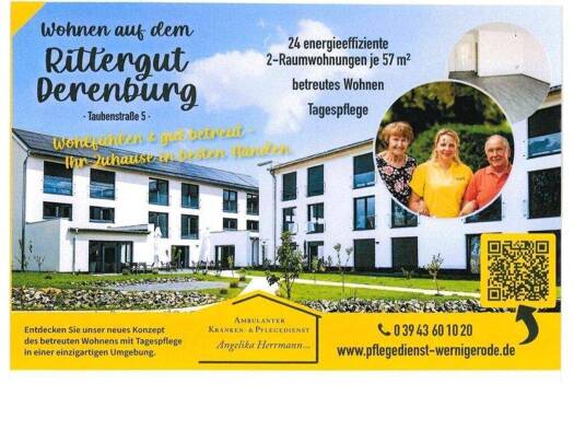 Wohnung zur Miete - Erstbezug 847 € 2 Zimmer 58 m² Derenburg Blankenburg 38895