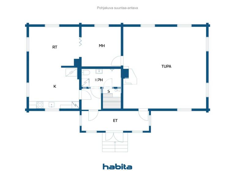 Haus zum Kauf 109.000 € 2 Zimmer 91 m² 14.390 m² Grundstück Ilmoniementie 160 Keuruu 42910