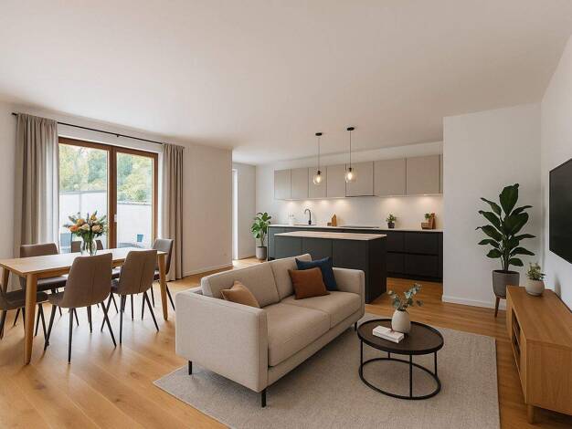 Wohnung zum Kauf - Erstbezug 1.100.000 € 4 Zimmer 133,2 m² EG Eschersheim Frankfurt am Main 60431