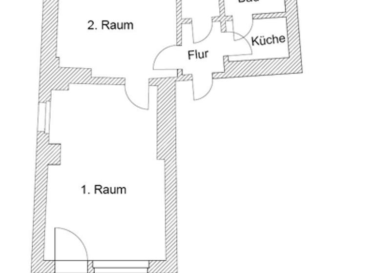 Bürofläche zur Miete 460 € 2 Zimmer 45,5 m² Bürofläche Karl-Liebknecht-Straße 13 Altstadt Weimar 99423