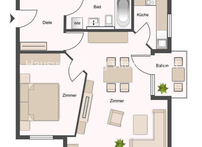 Wohnung zum Kauf 110.000 € 2 Zimmer 55,6 m² Sulzbach Sulzbach/Saar 66280