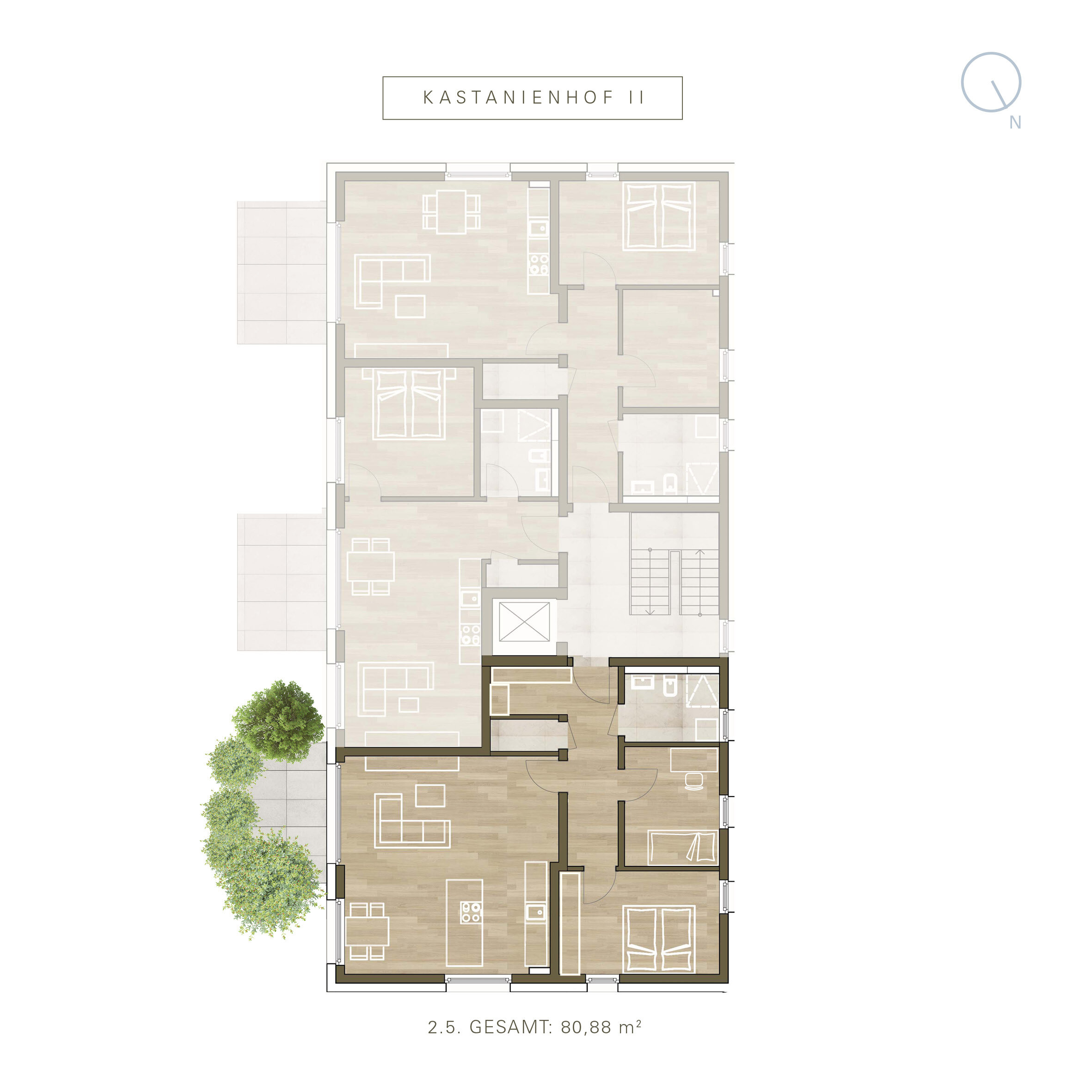 Wohnung zum Kauf provisionsfrei 349.000 € 3 Zimmer 80,9 m²<br/>Wohnfläche Würzburger Str. 28 Hettstadt 97265