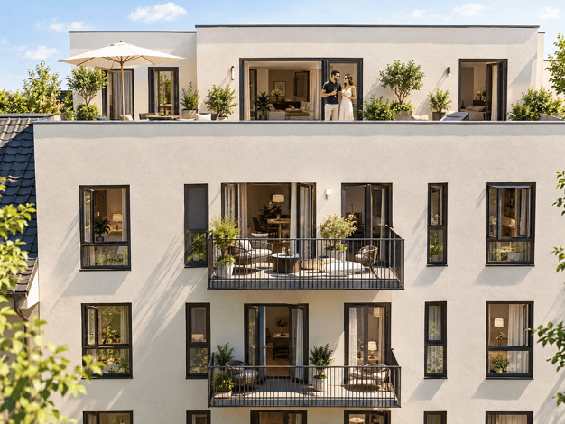 Wohnung zum Kauf - Erstbezug provisionsfrei 809.000 € 3 Zimmer 73,6 m² Geschoss 3/4 frei ab 31.03.2027 Eimsbüttel Hamburg 22527