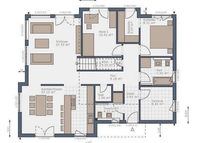 Bungalow zum Kauf provisionsfrei 549.822 € 5 Zimmer 146 m² 699 m² Grundstück Gollwitz Brandenburg an der Havel 14776