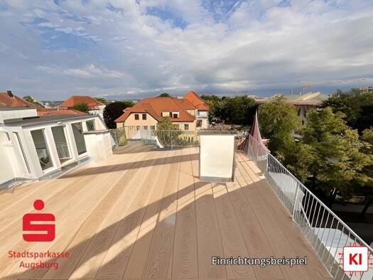 Penthouse zum Kauf 995.000 € 4 Zimmer 195,3 m² 4. Geschoss Innenstadt Augsburg 86150