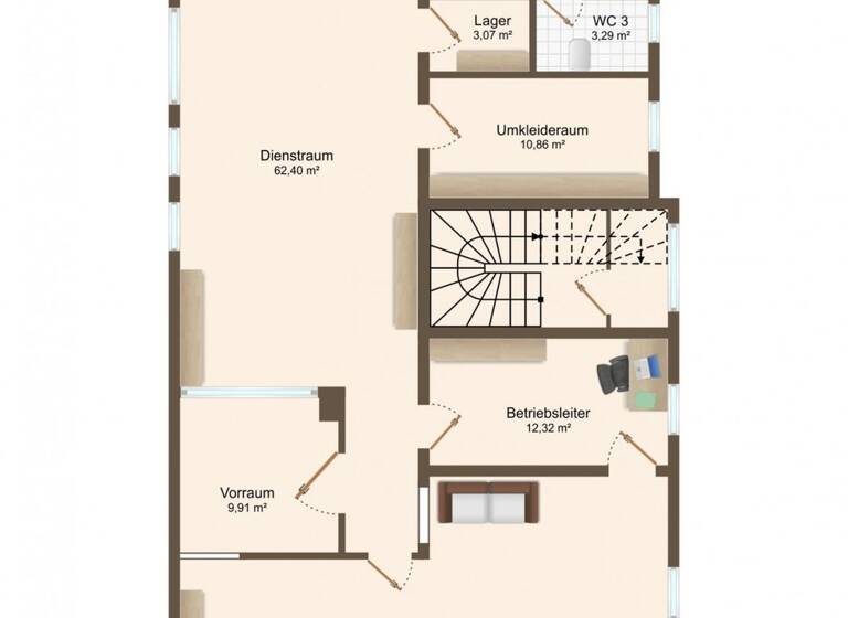 Bürofläche zum Kauf 398.000 € 6 Zimmer 173 m² Bürofläche Inzlingen 79594