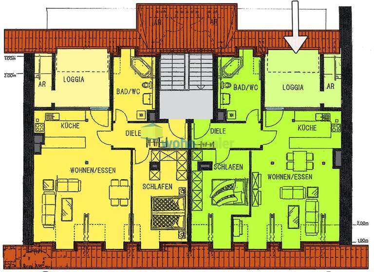 Wohnung zum Kauf 290.000 € 2 Zimmer 80 m² Zentrum-Süd Leipzig 04107