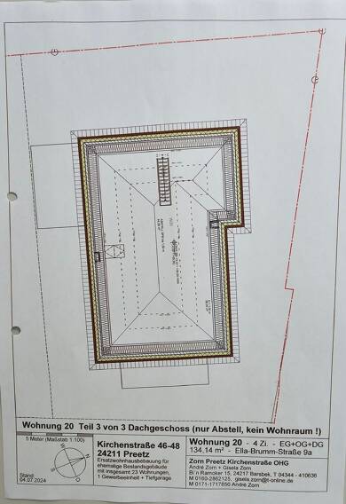 Studio zur Miete - Erstbezug 1.700 € 4 Zimmer 134 m² 1. Geschoss frei ab 15.11.2025 Ella-Brumm-Str. 9a Preetz 24211