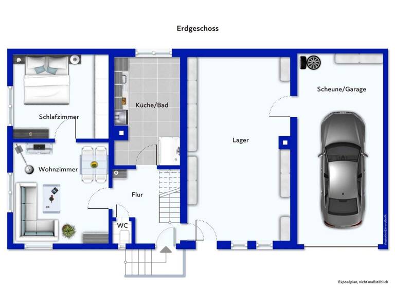 Einfamilienhaus zum Kauf 260.000 € 6 Zimmer 131,4 m² 247 m² Grundstück frei ab sofort Ofterdingen 72131