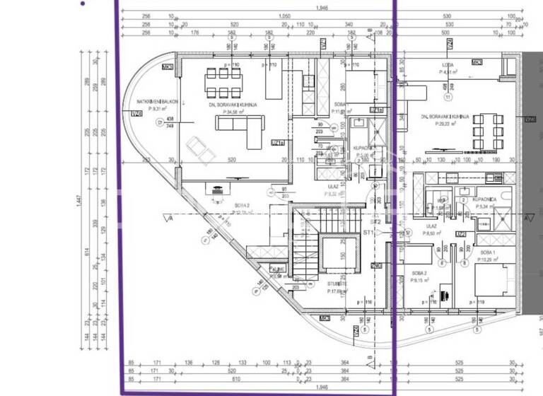 Wohnung zum Kauf 260.000 € 3 Zimmer 70 m² 1. Geschoss Tar-Vabriga