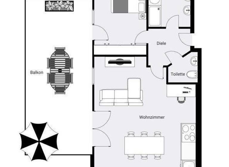 Wohnung zum Kauf 399.000 € 2 Zimmer 89 m² 2. Geschoss Altenfurt Nürnberg 90475