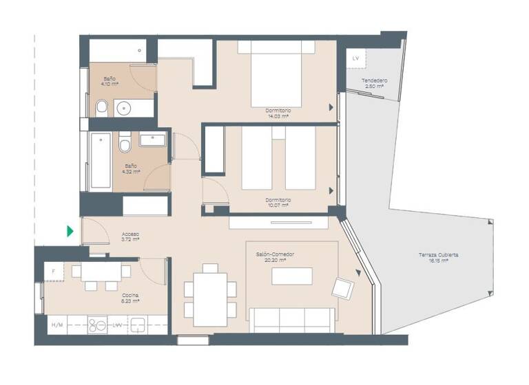 Wohnung zum Kauf 557.000 € 3 Zimmer 81 m² Palmanova 07181