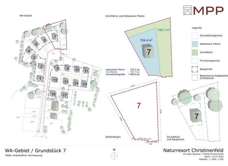 Grundstück zum Kauf 326.700 € 1.485 m² Grundstück Schöne Aussicht Klütz Klütz / Christinenfeld 23948