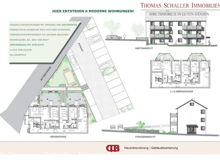 Wohnung zum Kauf - Erstbezug 199.000 € 2 Zimmer 58 m² Kühedorf Büchenbach 91186