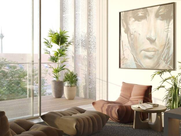 Penthouse zum Kauf - Erstbezug 1.209.000 € 2 Zimmer 113,6 m² 5. Geschoss Bilk Stadtbezirk 3 40223