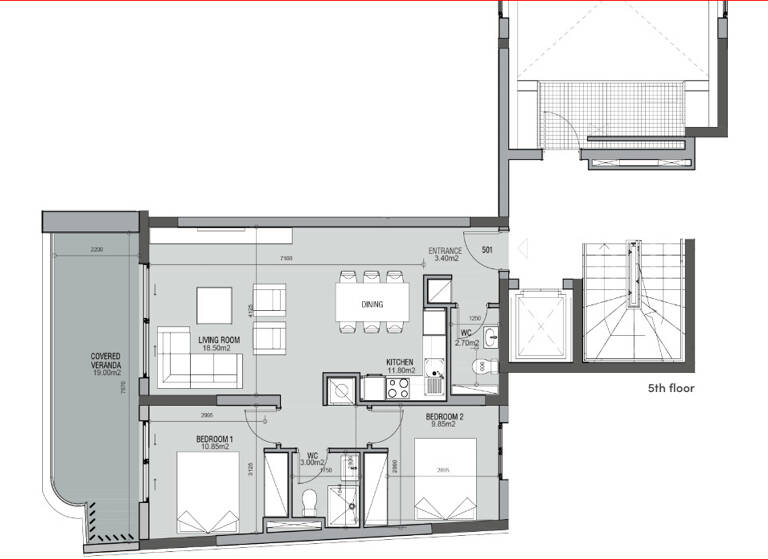 Studio zum Kauf 419.000 € 3 Zimmer 76 m² 5. Geschoss Athen