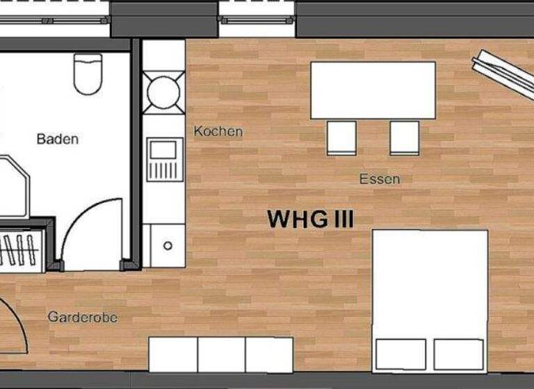 Studio zur Miete 450 € 1 Zimmer 35 m² Hungen 35410