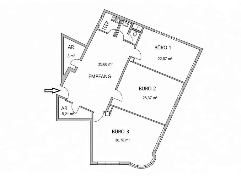 Bürofläche zum Kauf 290.000 € 4 Zimmer 132 m² Bürofläche Klosterneuburg 3400