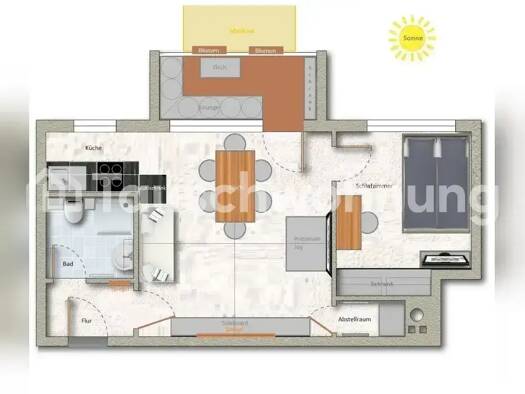 Wohnung zur Miete Tauschwohnung 650 € 2 Zimmer 41 m² 1. Geschoss Haslach Freiburg im Breisgau 79115
