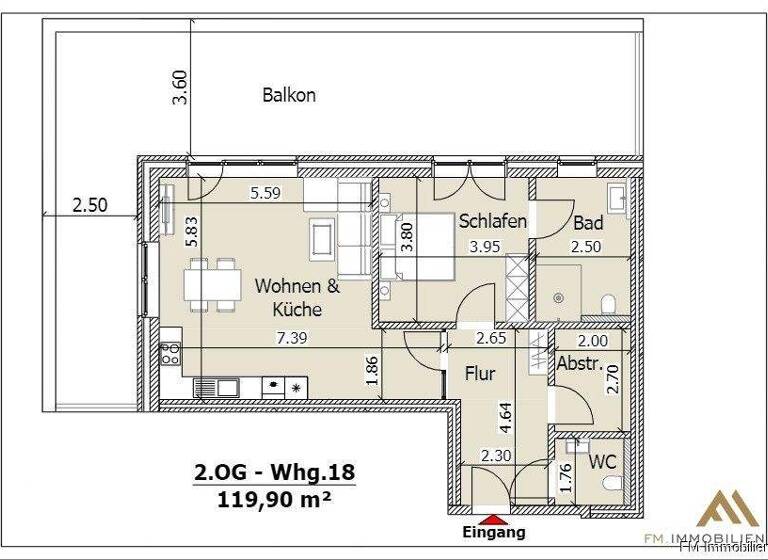 Penthouse zur Miete 1.020 € 2 Zimmer 119,9 m² 2. Geschoss frei ab 01.05.2026 Tenstedt Cappeln (Oldenburg) 49692