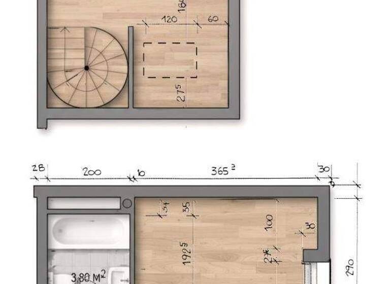 Wohnung zum Kauf 222.222 € 2 Zimmer 46 m² 6. Geschoss Wien 1200