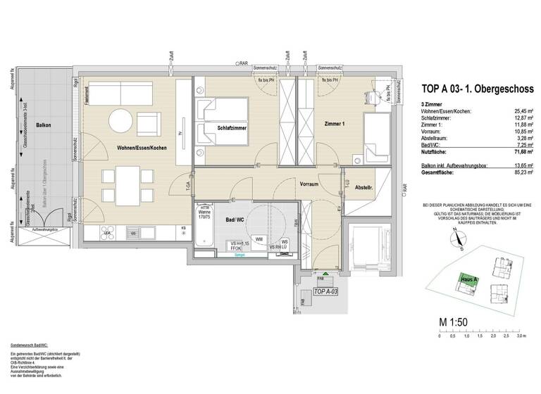 Wohnung zum Kauf - Erstbezug provisionsfrei 629.800 € 3 Zimmer 71,6 m² Gnigl Salzburg 5020