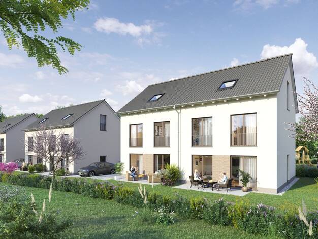 Doppelhaushälfte zum Kauf - Neubau provisionsfrei 679.000 € 5 Zimmer 138 m² 179 m² Grundstück Goldbornstraße 23 Wicker Flörsheim 65439