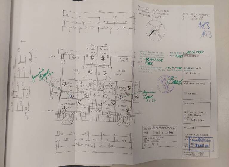 Mehrfamilienhaus zur Versteigerung als Kapitalanlage geeignet 215.000 € 2 Zimmer 76,1 m² Straße 339 Nr 24 Spandau Berlin 13591