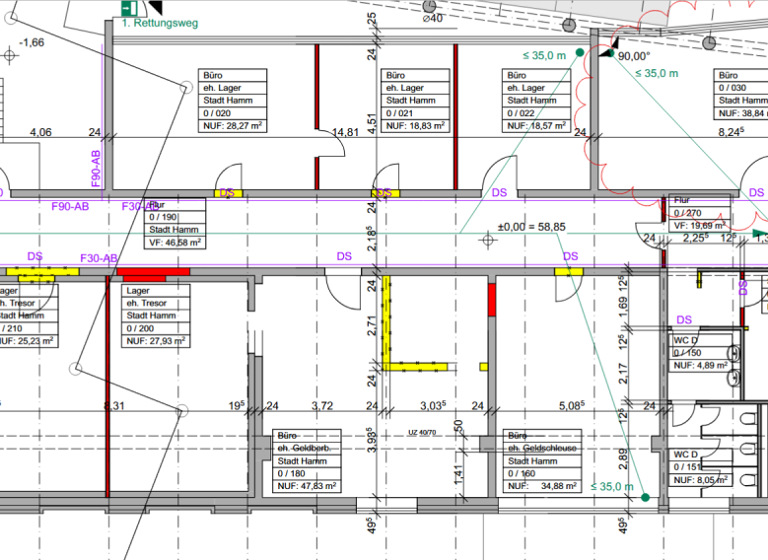 Bürofläche zur Miete provisionsfrei 900 m² Bürofläche teilbar ab 900 m² Hamm-Norden Hamm 59065