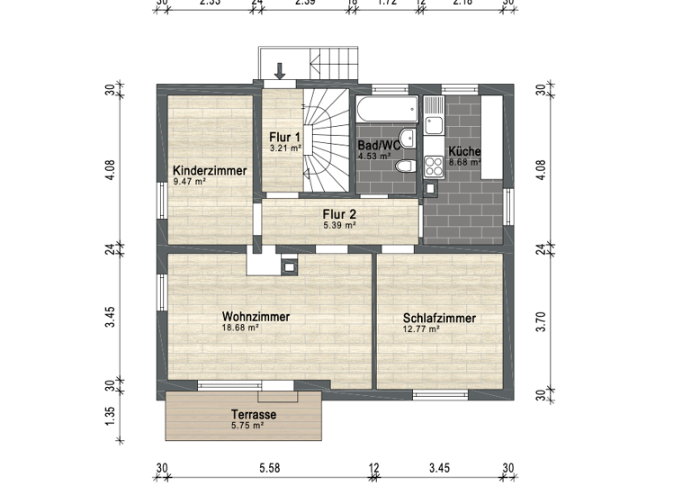 Einfamilienhaus zum Kauf 185.000 € 7 Zimmer 164 m² 452 m² Grundstück Onstmettingen Albstadt 72461