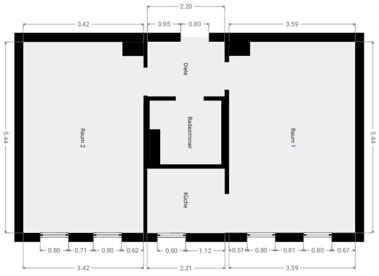 Wohnung zum Kauf provisionsfrei 149.570 € 2 Zimmer 49 m²<br/>Wohnfläche 4.<br/>Geschoss Reudnitz-Thonberg Leipzig 04317