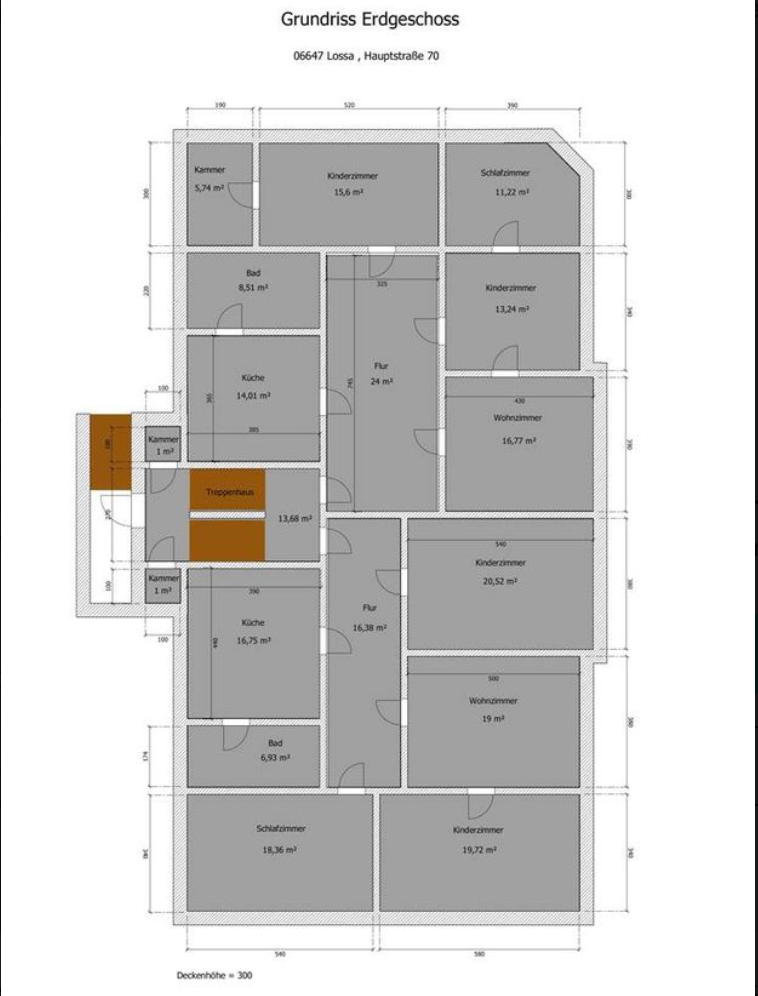 Wohnung zur Miete 440 € 4 Zimmer 111,9 m²<br/>Wohnfläche 01.12.2024<br/>Verfügbarkeit Hauptstraße 70 Lossa Finne 06647