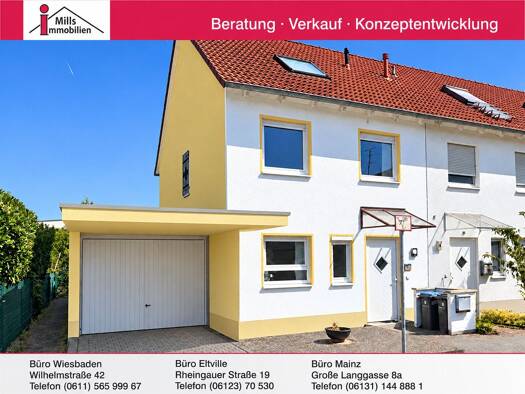 Reihenendhaus zum Kauf 598.000 € 4,5 Zimmer 135 m² 294 m² Grundstück Hochheim Hochheim 65239