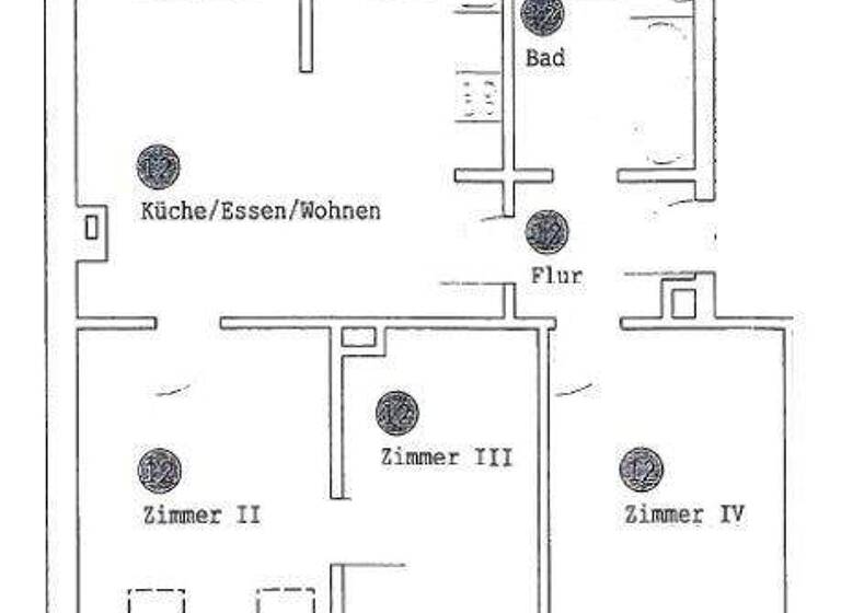 Wohnung zur Miete 1.079 € 4 Zimmer 75 m² 4. Geschoss Breslauer Straße 12 Stötteritz Leipzig 04299